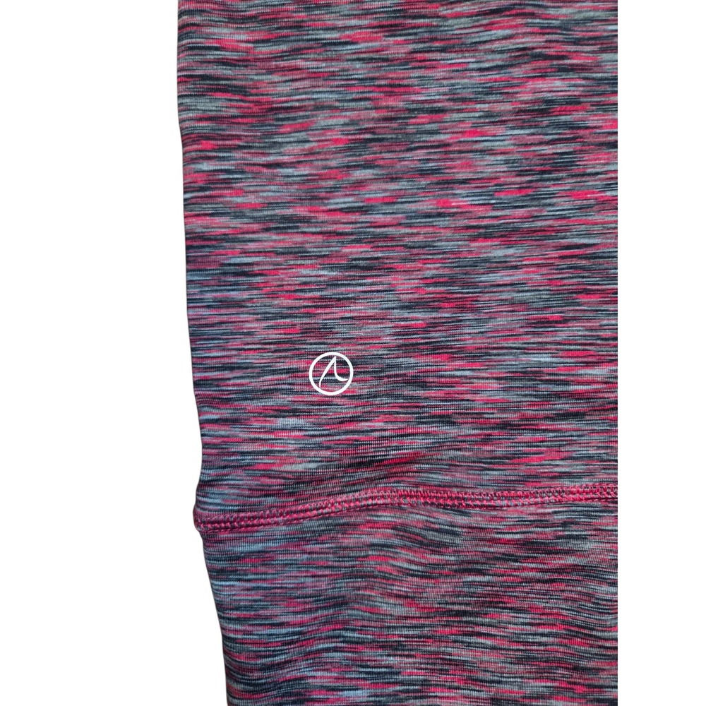 Vogo Athletica Pink Blue Space Dye High Waisted Yoga Leggings Medium